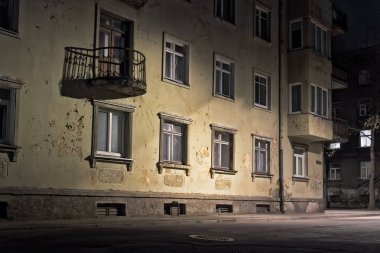 Eski demir balkon