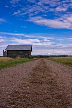 Ahırın çakıl yol
