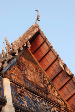 Eski Tayland tapınağı.