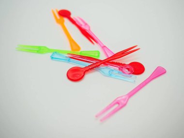 Renkli yemek toplayıcısı veya meyve toplayıcısı