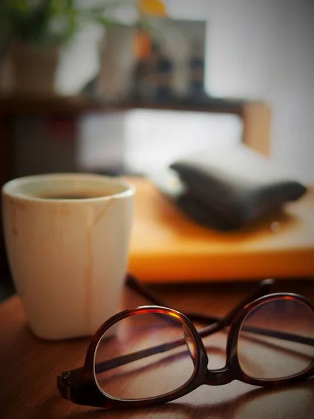 Heißer Kaffee Zum Entspannen Nach Der Arbeit — Stockfoto