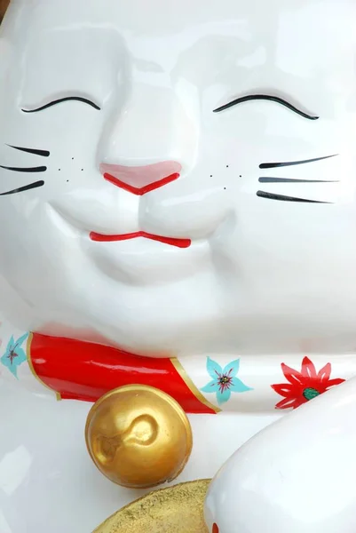 Katze Zeichen Des Glücks Japan — Stockfoto