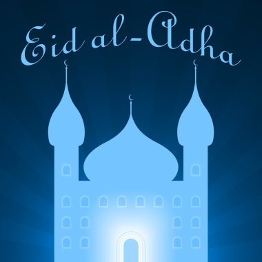 kurban bayramı kavramı illüstrasyon