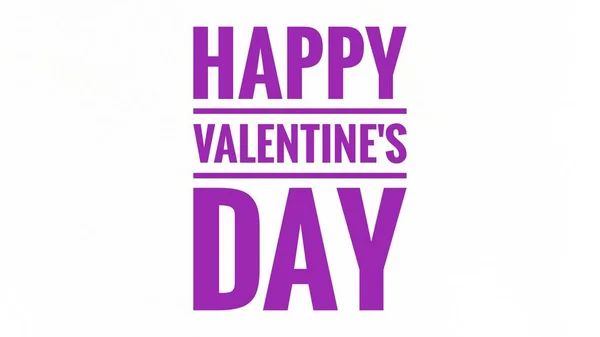 Happy Valentines Day Text Word Geschrieben Weißem Hintergrund Für Kopierraum — Stockfoto