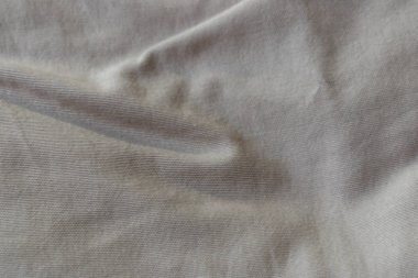 Buruşmuş keten tekstil arkaplanı; bulanık arkaplan