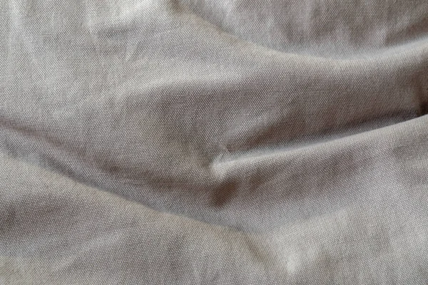 Crumpled linen textile background — Stock Photo, Image