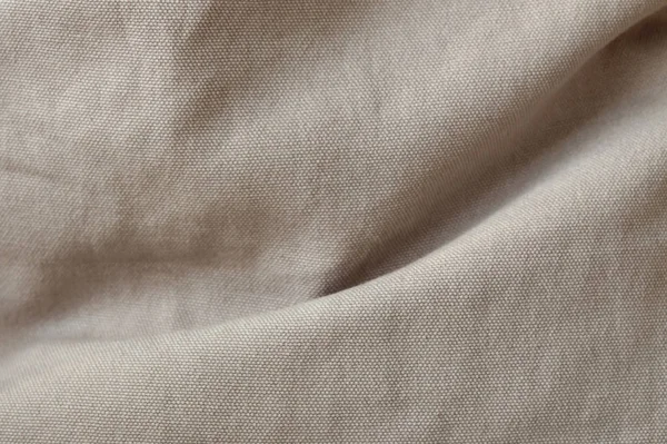 Linen crumpled fabric background — Stock Photo, Image