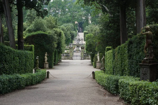 Boboli Gardens Στη Φλωρεντία Αγάλματα — Φωτογραφία Αρχείου