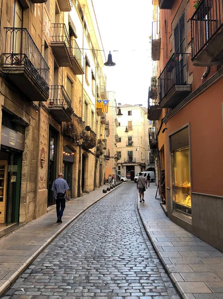 Girona 'nın çok rahat sokakları