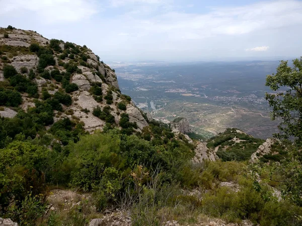 Monserat Dağı Yükseklik Gösterisi. İspanya