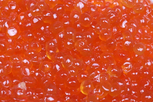Caviar Vermelho Close Fundo — Fotografia de Stock