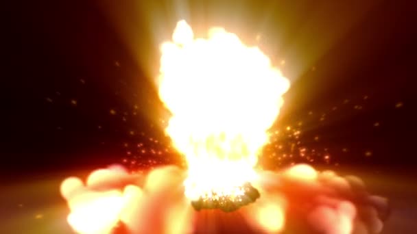 Esplosione bomba atomica — Video Stock