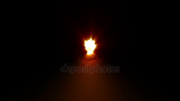 Explosion de bombe atomique 