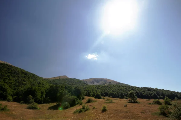 Panorama natural en otoño — Foto de Stock