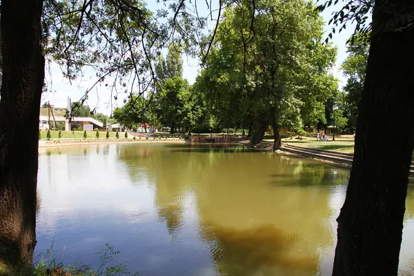 Lake Park, Skopje Macedónia — Fotografia de Stock