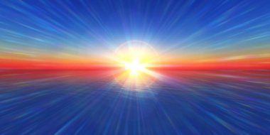 gün batımı ufuk deniz güneş ray