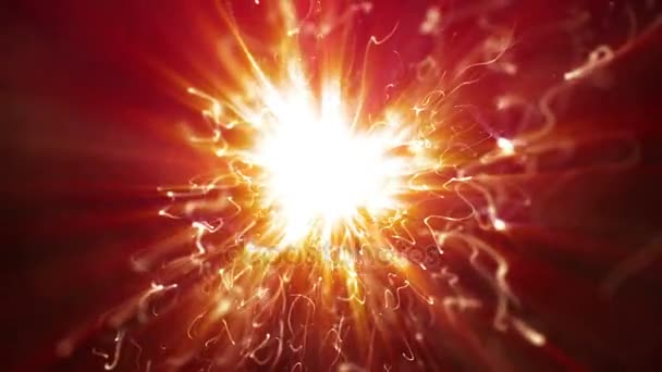Vuurwerk sparkler branden in macro geschoten, slow-motion — Stockvideo