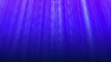 Mavi sualtı ışın kabarcık