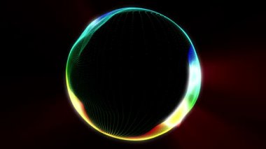 Daire renk soyut plazma