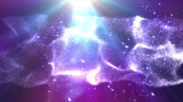 宇宙抽象光フレア — ストック動画