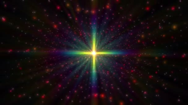 Espaço luz cosmos espiral — Vídeo de Stock