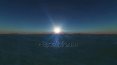 günbatımı okyanus 4k