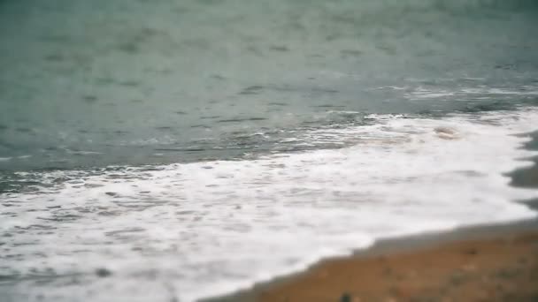 Spiaggia onda rallentatore — Video Stock