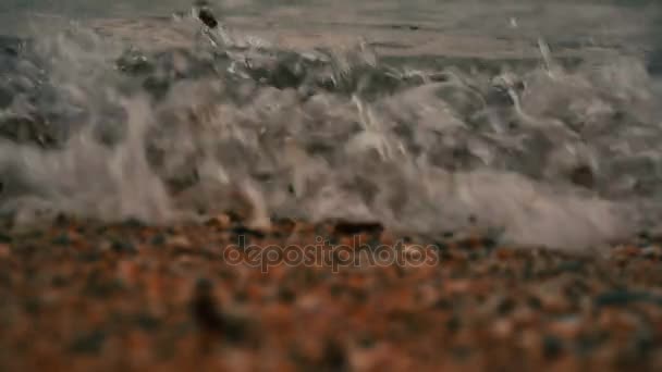 Onde éclaboussure au ralenti — Video