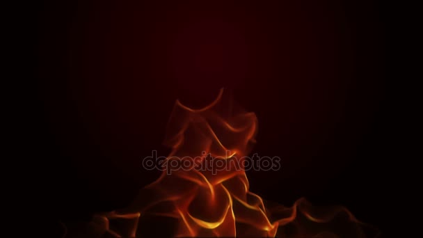 Fire flame texture abstract — Stock Video