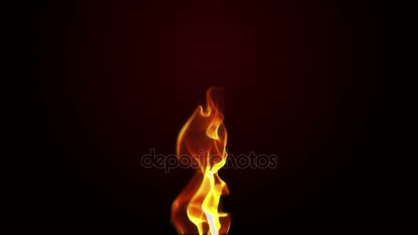 Elden flamma textur abstrakt — Stockvideo