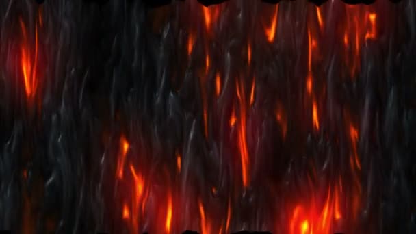 Textura de lava fuego — Vídeo de stock