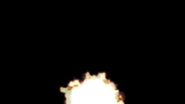 Yangın alev patlama soyut