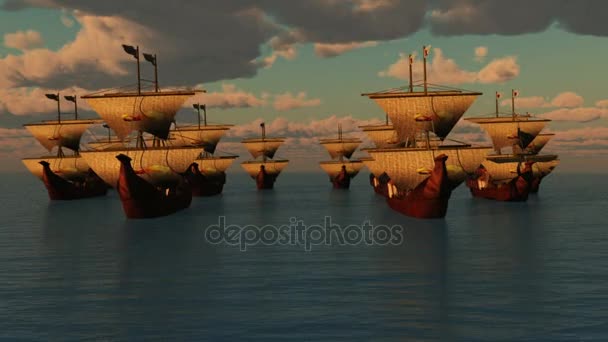 vieux navires de la flotte coucher du soleil 