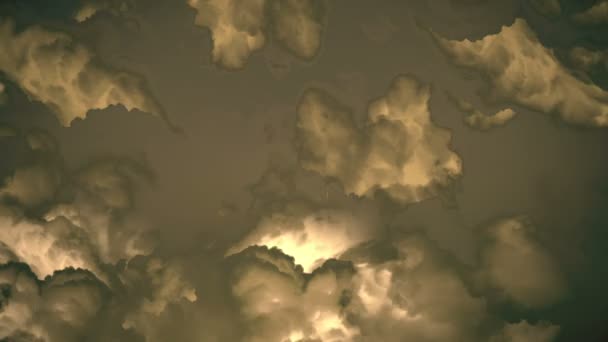 Sturm in Wolken abstrakt — Stockvideo