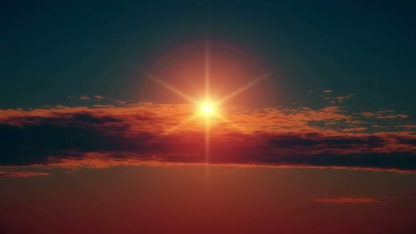 coucher de soleil laps de temps 4k 