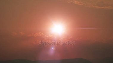 Altın günbatımı zaman atlamalı