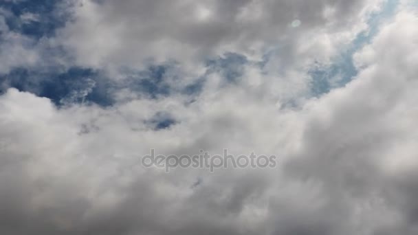 Sky clouds time lapse 4k — Stock Video