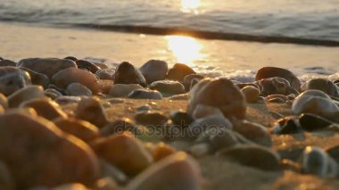 gündoğumu dalga deniz ağır çekim