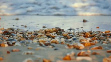 gündoğumu dalga deniz ağır çekim