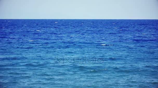 Havet horisonten ultrarapid — Stockvideo