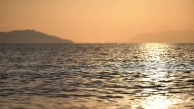 gündoğumu dalga deniz ağır çekim
