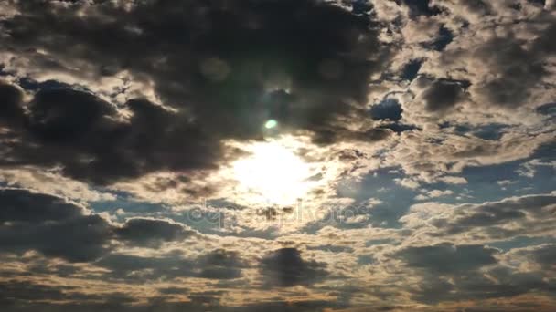 Zeitraffer bei Sonnenaufgang 4k — Stockvideo