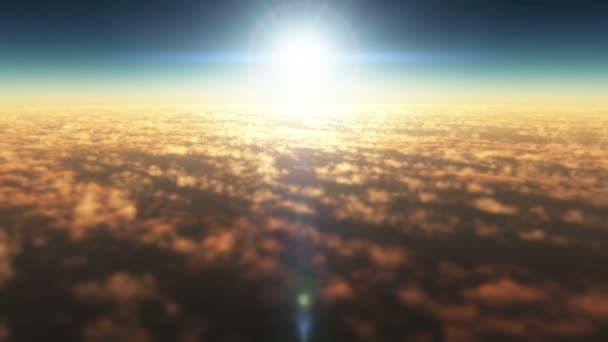Flug über die Erde 4k — Stockvideo
