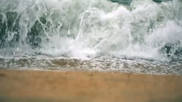 Mar Onda Praia Câmera Lenta — Vídeo de Stock