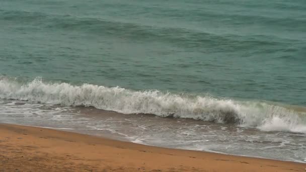 Mar Ola Playa Cámara Lenta — Vídeos de Stock