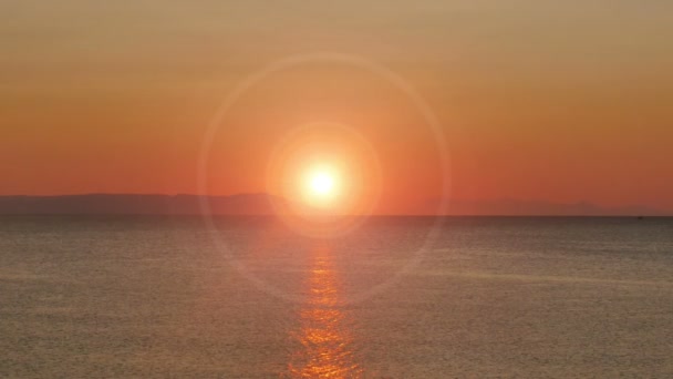 lever de soleil sur la mer 4k 