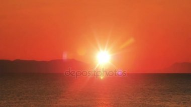 gündoğumu dalga deniz ağır çekim
