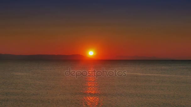 Lever Soleil Vague Mer Ralenti — Video