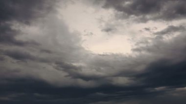 Kara bulutlar zaman atlamalı 4k