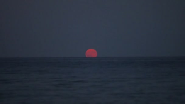 满月在海4K — 图库视频影像
